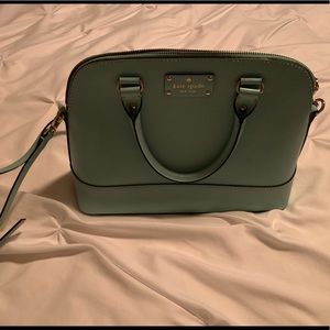 Kate Spade bag in gorgeous Tiffany Blue.